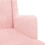 VidaXL vidaXL Schaukelstuhl Rosa 62 x 80 x 85 cm Bouclé 7