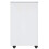 VidaXL vidaXL Rolling Cabinet White 34 x 39 x 65.5 cm Solid Pine Wood 6