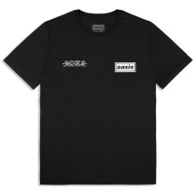(M, Black) Oasis Global Cities Logo T Shirt