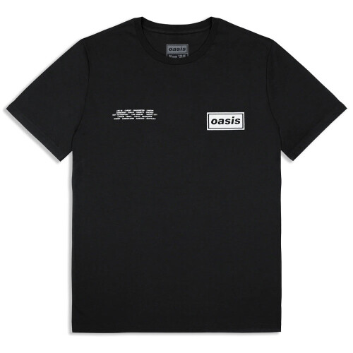 Oasis (M, Black) Oasis Global Cities Logo T Shirt