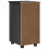 VidaXL vidaXL Rolling Cabinet Grey 34 x 39 x 65.5 cm Solid Pine Wood 7