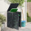 VidaXL vidaXL Mülltonnenbox for 1 Bin 240L Anthrazit 4