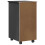 VidaXL vidaXL Rolling Cabinet Grey 34 x 39 x 65.5 cm Solid Pine Wood 7
