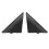 Car Molding Exterior Mirror Left Right Triangular Triangle Panel 735455792 for  500 2007- Auto Accessories 2