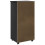 VidaXL vidaXL Rolling Cabinet Black 53 x 39 x 103 cm Solid Pine Wood 7