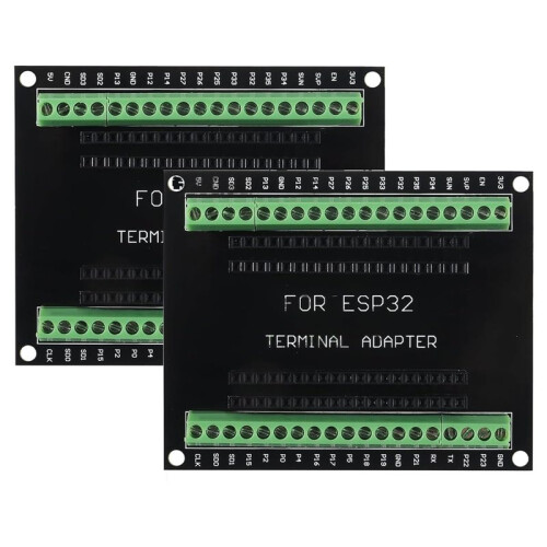 2pcs ESP32 Breakout Board GPIO 1 Into 2 for 38PIN Narrow Version ESP-WROOM-32 ESP32 Microcontroller Development Board 1