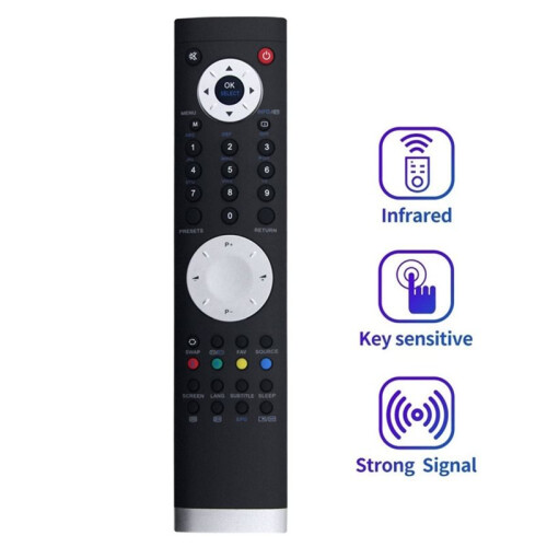 Replace RC1800 Remote Control for  TV CE32LC81B CE32HW04 CE32LD33B CE37FD33B CE42FD81B CE47FD51 1