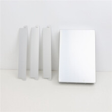 2X Battenberg Battenberg Taartvorm, Commercieel Gewicht Geanodiseerd Aluminium, Zilver B