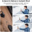 AMAGISN Quick Snap Crossbody Strap Camera Quick Release Shoulder Strap Lanyard for   Ultra for  Pocket 4 3 8