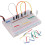 Solderless Breadboard Kit 8 Pcs 830 Tie Points + 8Pcs 400 Tie Points + 8 Set 65Pcs Flexible Breadboard Jumper Wires 6