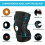 Hinged Knee Support Brace Adjustable Open Patella with Parallel Straps & Dual Side Stabilizers for Joint Pain Relief M 6