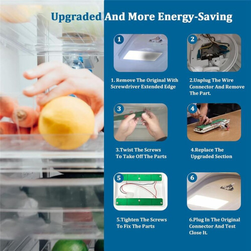 W11042554 Refrigerators LED Light Module, Board Compatible with Whirl-Pool A-, Refrigerator LED Module