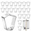 40 Pack Adjustable Picture Hanging Hook Rail Hanger Hooks for Art Hanging Systems and Other Picture Display Systems 4
