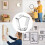 40 Pack Adjustable Picture Hanging Hook Rail Hanger Hooks for Art Hanging Systems and Other Picture Display Systems 7