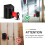 16.4 Ft Magnetic Retractable Wall Barrier Wall Mounted Crowd Control Barrier Safety Belt with ABS Case 2PCS 3