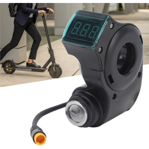Secure Digital Display Lock Set for Electric Scooters Start  with Key Lock System and 2 Keys for Easy Maintenance 1
