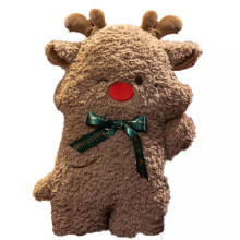 Christmas Plush Pillow Soft Cute Stuffed Pillow Home Bedroom Office Sofa Decoration Birthday Holiday Gift C