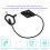 D Ring Replacement Recliner Handle,for Lazyboy Handle Cable, Release Cable Couch Recliner Replacement Parts,2 Pack 5
