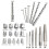 26Pcs Screw Extractor Center Drill Bit Guide Set Broken Damaged Remover Dropship Set 3