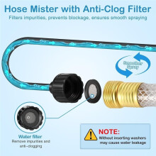 1set Flexible Sprays Hose, Ideal for Patio Cooling, Portable Outdoor Sprays System, Suitable for Gardens and Backyards