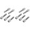 10PCS SDS- Drill Chuck Adapter, SDS  Bit Adapter to 1/4 Inch 6.35mm Hex Socket Steel Drill Holder, Drill Bit 1