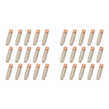 30-Delars Set med Keramiskt Belagda MIG-Svetsmunstycken, 0,8 mm Sprutskyddande Munstycken för Förbättrad Svetsprestanda
