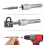 10PCS SDS- Drill Chuck Adapter, SDS  Bit Adapter to 1/4 Inch 6.35mm Hex Socket Steel Drill Holder, Drill Bit 4