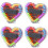 4X Heart Shaped RGB LED Flashing Light Module DIY Electronic Kit Water Lamp Soldering Project Practice 1