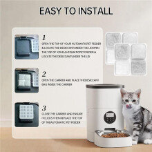 48er-Pack Trockenmittelbeutel für Tierfutter, für Automatische Futterspender für Katzen und Hunde Von Petlibro, Hält Tierfutter Trocken und Frisch