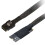 M.2(M-Key NVMe 2260) to  SAS SFF-8087 Plug and  Server High Speed Cable 1m 2