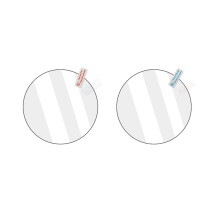 2 Protectores de Pantalla para Sound Clock Alarmo Accesorios Película Protectora Antiburbujas Flexible HD Transparente