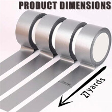Duct Tape Heavy Duty,2 Inch x 27 Yards,6Pack Silver Duct Tape Waterproof,Strong Flexible and Adhesive for Indoor Outdoor