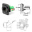 Módulo de Instalación de Panel RJ45 CAT5E para Cable de Red, Conector de Panel Cat 5, Extensor de Cable de Red RJ45 5