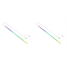 2X Pasek LED Magnetyczny Komputerowy Pasek Świetlny 5V/3PIN ARGB Płyta Główna Pasek Świetlny Kolorowy Atmosfera DIY Pasek Świetlny do Obudowy PC