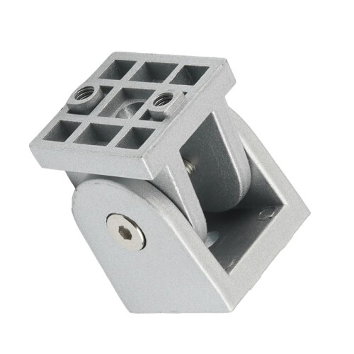 2X 4040 Conector de Ángulo Recto con Bisagra Flexible para Perfil de Aluminio 2