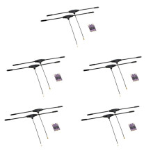 5X ES900 DUAL RX ELRS Diversity-Empfänger 915 MHz, Integrierter TCXO für RC-Flugzeuge, FPV-Drohnen mit Großer Reichweite, DIY-Teile