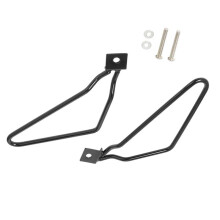 Motorcycle Saddlebags Mount Brackets Support for XL883/1200 HD1450/1584 Black