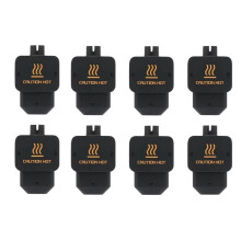 Silikonowy Pokrowiec Ochronny do H2D Hotend Heating Block Silikonowy Zestaw Osłon do Akcesoriów Drukarki 3D 8 Szt.