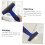 Glue Removal Scraper Multi-Purpose Cleaning Scraper Applicable to Wall, Glass, Tile and Floor Caulking Tools 4