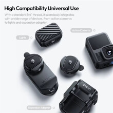 Ulanzi Quick-Release Basic Kit/Backpack Clip for Outdoor Travel Photography Action Cameras Adapter with 1/4inch Thread CK01