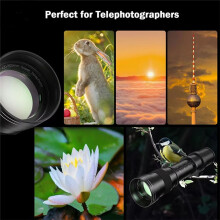 Professionellt 420-800mm F8.3-16 Telezoomobjektiv med Manuell Fokus Manuellt Telezoomobjektiv för RF