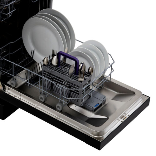 Beko Beko DVS04020B Dishwasher Slimline 45cm 10 Place Black E 2
