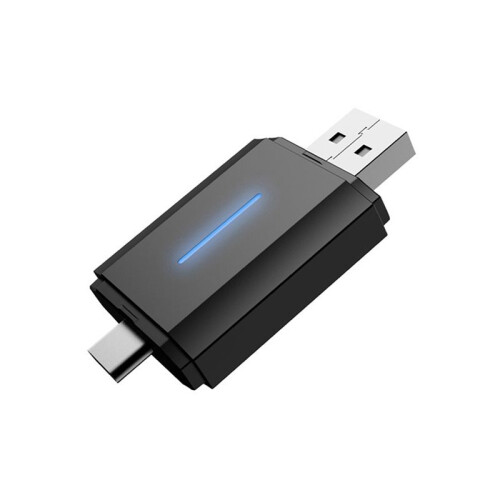 2-In-1 Wireless CarPlay Adapter&Android Auto Wireless Adapter, 5Ghz WiFi Type-C/USB Plug &  Carplay Wireless Adapter 2