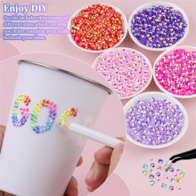 42 Colors 3MM Bedazzling Kit 32000Pcs Resin Jelly Rhinestones for Nails Art Crafting Book Makeup DIY Crafts