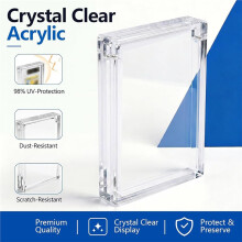 Magnet Akryl Graderad Kort Samlar Slab Akryl Display Fall för TCG Graderad Kort Slab Skydd