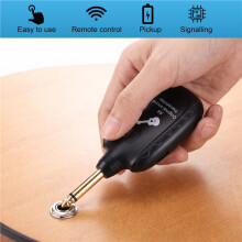 Sistema Transceptor Inalámbrico A8 para Guitarras Eléctricas y Bajos con Batería Incorporada para Guitarras y Bajos Negro