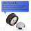 Chrome Air Cleaner Cover & 3-Hole & Gray Filter Element for  Dyna Softail Touring 4