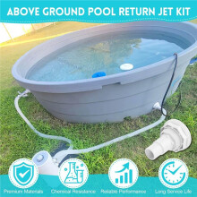 2pcs SP1023 Above Ground Pool Return Jet Kit for SP1023 1-1/2-Inch Replacement with Eyeball and Gaskets