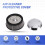 Chrome Air Cleaner Cover & 3-Hole & Gray Filter Element for  Dyna Softail Touring 3