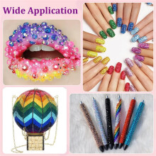 40 Colors 3MM Bedazzling Kit 32000Pcs Resin Jelly Rhinestones for Nails Art Crafting Book Makeup DIY Crafts
